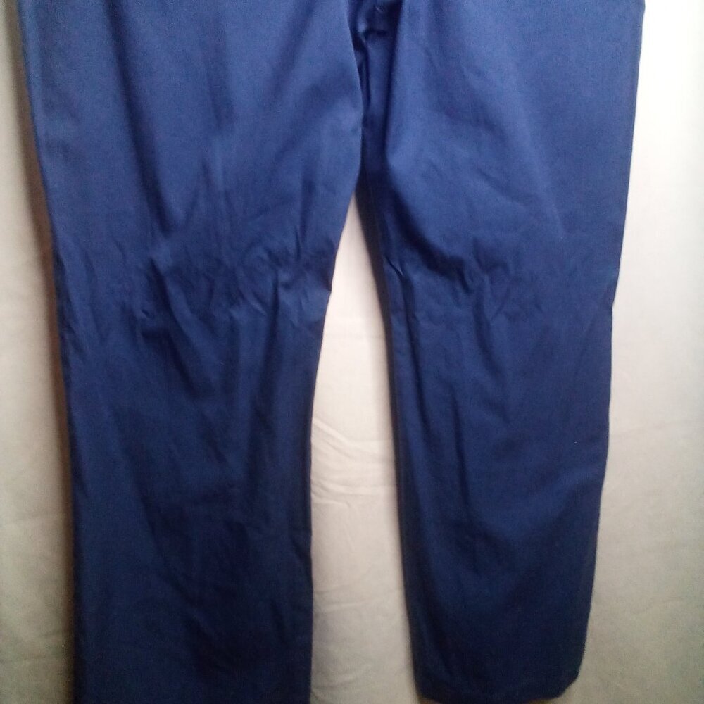 Lands' End Pants 14 Women Pockets Straight Blue - Picture 15 of 16